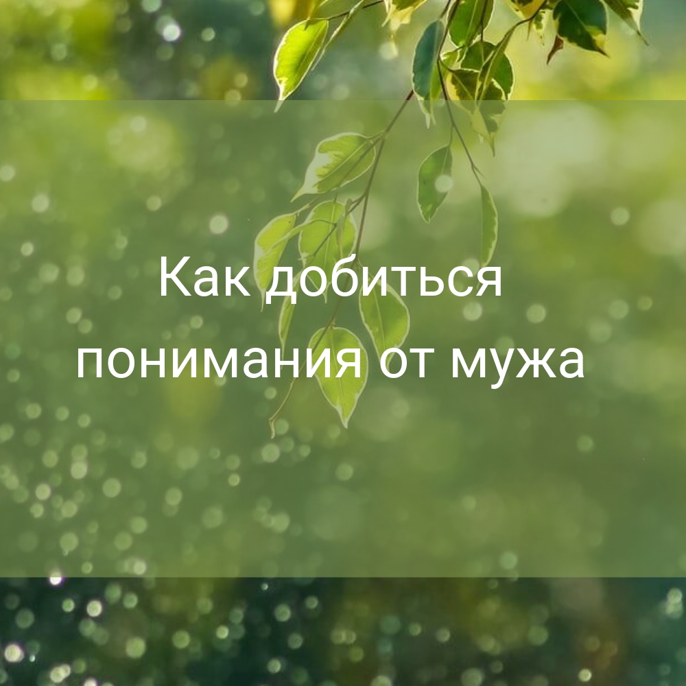 Онлайн консультация семейного психолога - как добиться понимания от мужа